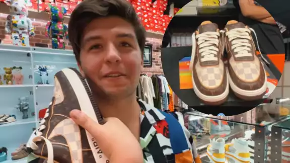 Los tenis más caros que se han comprado en una tienda de Polanco. Foto Especial Los tenis más caros que se han comprado en una tienda de Polanco. Foto Especial