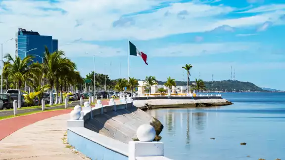 El malecón de Campeche es uno de los más famosos de nuestro país. Foto: Especial El malecón de Campeche es uno de los más famosos de nuestro país. Foto: Especial