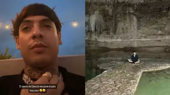Natanael Cano presume vacaciones en Yucatán y Cancún Natanael Cano presume vacaciones en Yucatán y Cancún