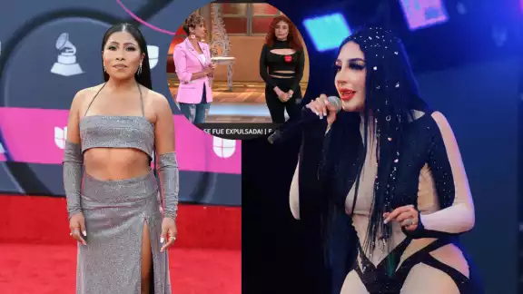 El meme que la llevó a que la corrieran del programa Enamorándonos. Foto: Especial