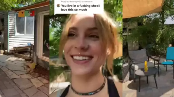 Este video se viralizó recientemente, pero en realidad la joven ya tiene varios meses viviendo en el lugar. Foto: Especial