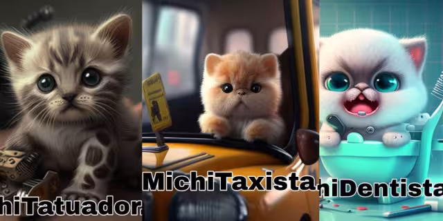 Los memes que están siendo un hit en las redes sociales, ahora son de gatitos. Foto: Especial