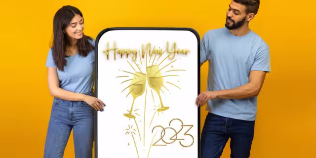 Estas lindas cadenas de WhatsApp te ayudarán a desear un feliz año 2023. Foto:Especial