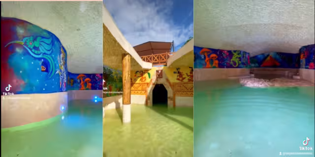 Así luce el cenote artificial de San Isidro, un lugar donde podrás pasar varias horas. Foto: Cortesía