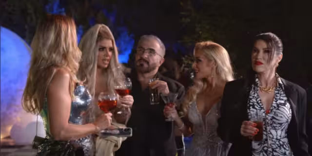 Durante la fiesta del cumpleaños de Edwin Luna. Foto: Especial