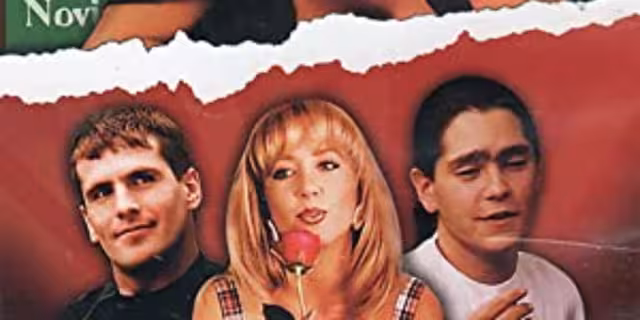 Legarreta y su cabellera rubia en los años 90. Foto: Especial