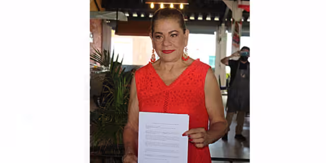 María Dolores Oviedo mostró su enojo contra los dirigentes del PAN en Campeche