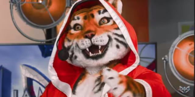 Kid Bengala fue una de las botargas que salió este día.