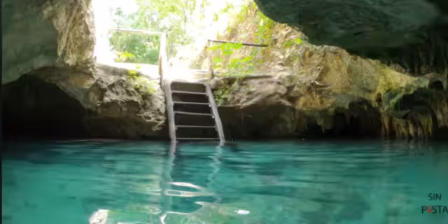 La entrada es similar a la de la película, aquí en Tulum te llevará a una caverna y no al reino de Namur. Foto: Especial