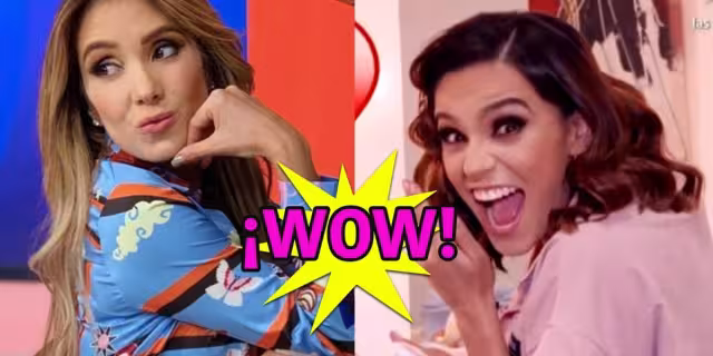 Fue durante la transmisión del divertido programa 'Hoy' donde Andrea Escalona intenta robarle un beso a su compañera Tania Rincón