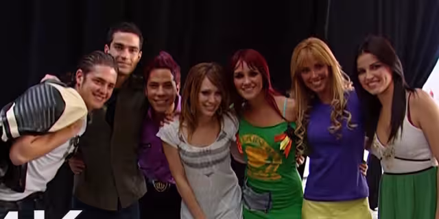 Una de las instantáneas que sigue siendo recordada en la novela RBD. Foto: Especial