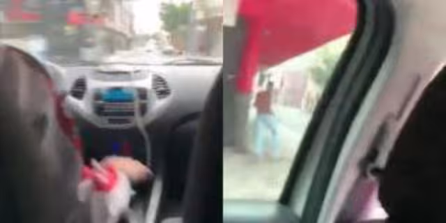 Conductor atropella a su asaltante en Brasil y queda captado en video