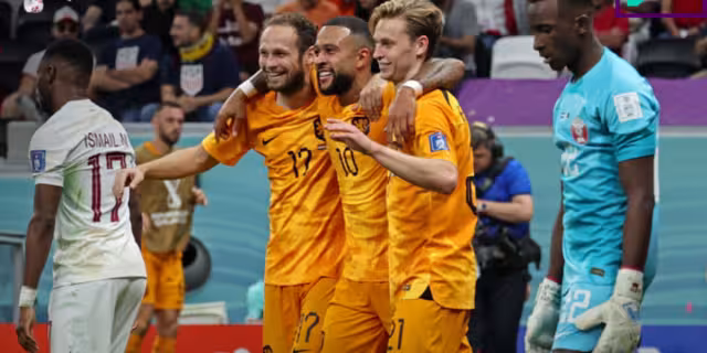 Países Bajos venció a Qatar. Foto: Especial