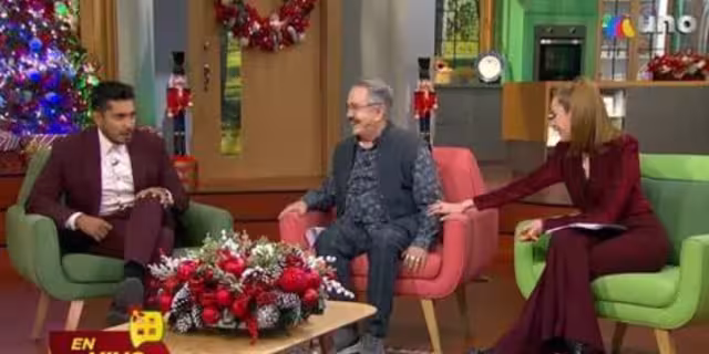 Tenoch se presentó en el programa de este viernes, el día del estreno de su película en cines. Foto: Especial