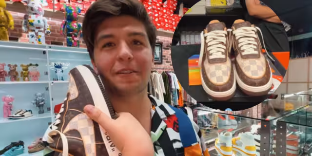 Los tenis más caros que se han comprado en una tienda de Polanco. Foto Especial