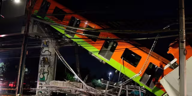 Un tren del Metro de la Línea 12 cayó hace dos años