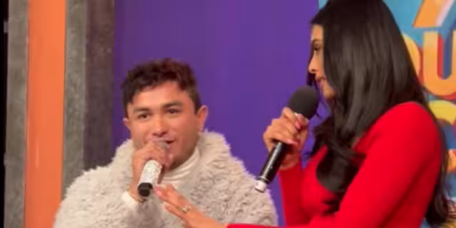 Gabo Cuevas y Kristal en plena discusión. Foto: Especial