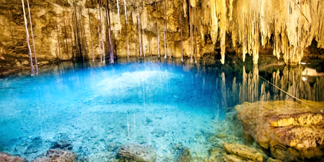 Algunos de estos cenotes son poco visitados por el turismo. Foto: Especial