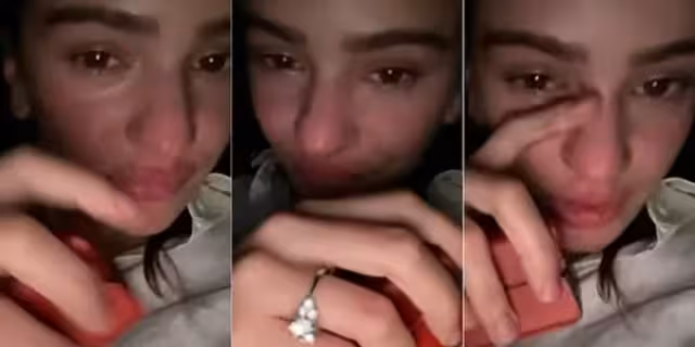 Entre lágrimas, Rosalía comparte el momento en el que recibió el anillo de compromiso. Foto: Especial