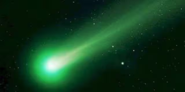 Ya puedes seguir el trayecto del cometa verde, pero en los próximos días se podrá ver mejor. Foto: Especial