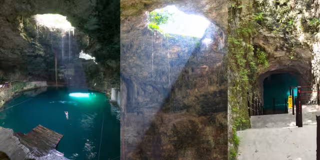 Este cenote es perfecto para bucear ya que su profundidad va más allá de los 20 metros. Foto: Especial