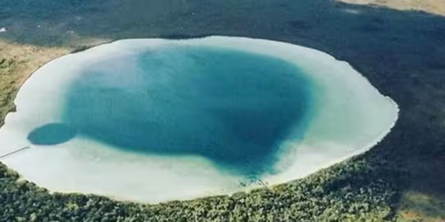 La laguna de aguas cristalinas está muy cerca de Tulum. Foto: Especial
