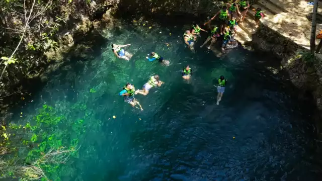Cenote Zapote, un parque lleno de historia prehispánica. Foto: especial