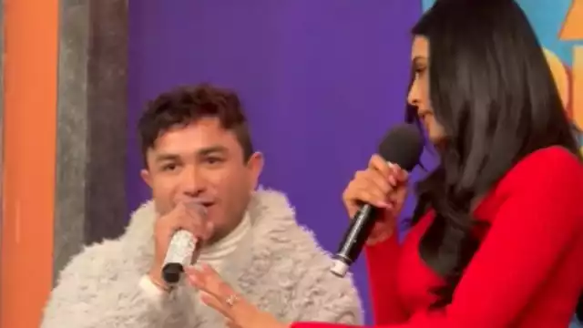 Gabo Cuevas y Kristal en plena discusión. Foto: Especial