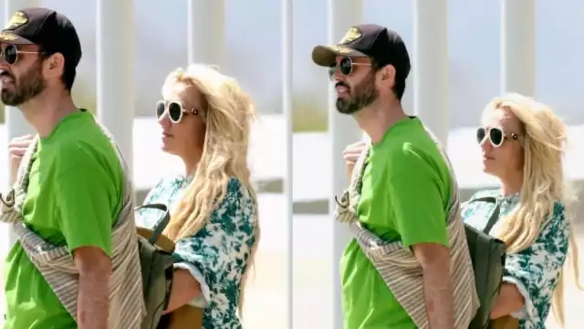 Britney Spears junto a Hudson