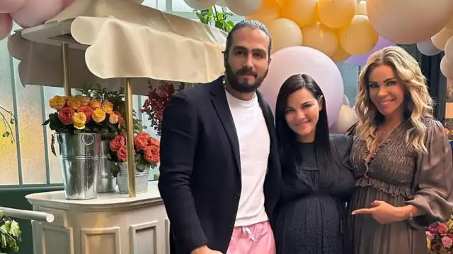 La conductora compartió varias fotos del lindo baby shower que le realizaron. Foto: Especial