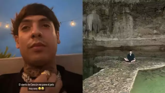 Natanael Cano presume vacaciones en Yucatán y Cancún