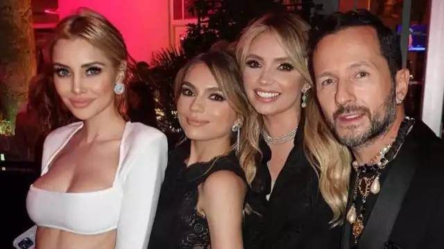 Las Riveras en una fiesta de una marca de lujo en Florida. Foto: Especial