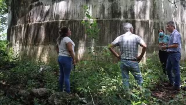 Parte de las ruinas azucarera. Foto:Gaspar Ruiz