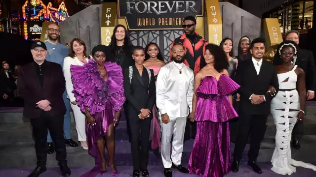 Parte del elenco de ‘Black Panther: Wakanda Forever’. Foto: Especial