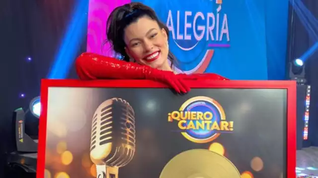 El reconocimiento de Natalia por ganar ¡Quiero Cantar!