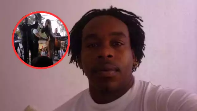 Él fue el músico que subió al escenario en plena actuación de la nieta de Pedro Infante. Foto:Especial