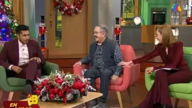 Tenoch se presentó en el programa de este viernes, el día del estreno de su película en cines. Foto: Especial