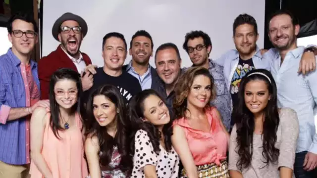 Varias risas que sacaron esta familia disfuncional hace 9 años. Foto: Especial