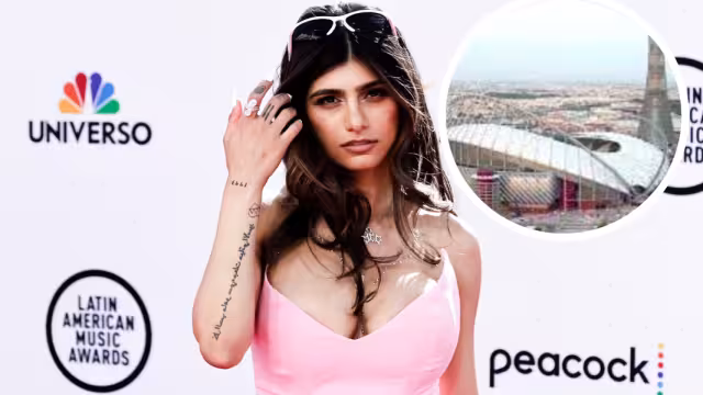 Reportero se equivoca y le pone nuevo nombre a estadio de Qatar. Foto: Especial