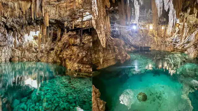 Sus cálidas y cristalinas aguas te enamorarán. Foto: Facebook Cenote San Isidro
