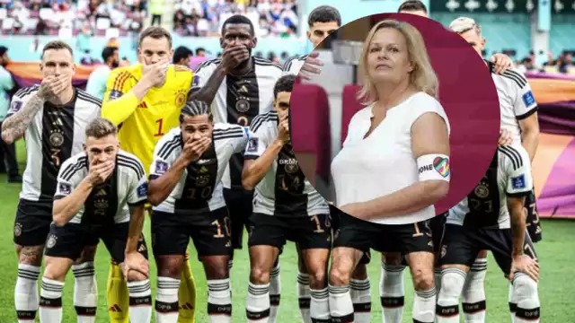 La ministra de Interior de Alemania Nancy Faeser sí apoyó a su selección. Foto Especial