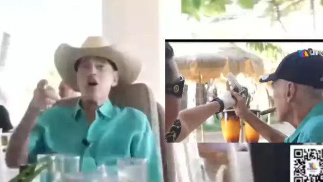 Andrés, cantó, fumó y tomó durante la grata sorpresa. Foto: Venga la alegría