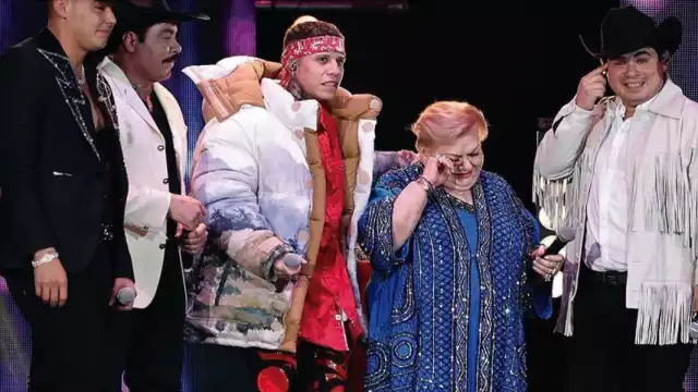 Las emociones le ganaron a Paquita arriba del escenario. Foto: Especial.