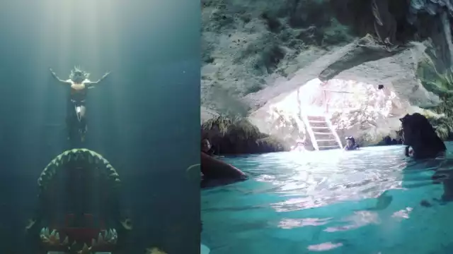Vaya que si se parecen, este es el cenote que está en la Riviera Maya. Foto: especial