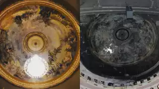 'Las Musas' del Teatro Peón Contreras de Mérida fue realizada por Nicolás Allegretti en el siglo XIX