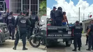 El hombre fue detenido y trasladado a la cárcel municipal