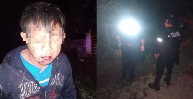 El hombre resultó con heridas en el cuerpo y rostro