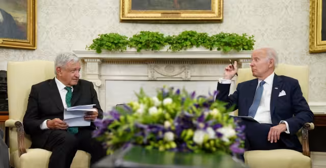 Los presidentes de Estados Unidos, Joe Biden, y de México, Andrés Manuel López Obrador, se reúnen este martes en la Casa Blanca