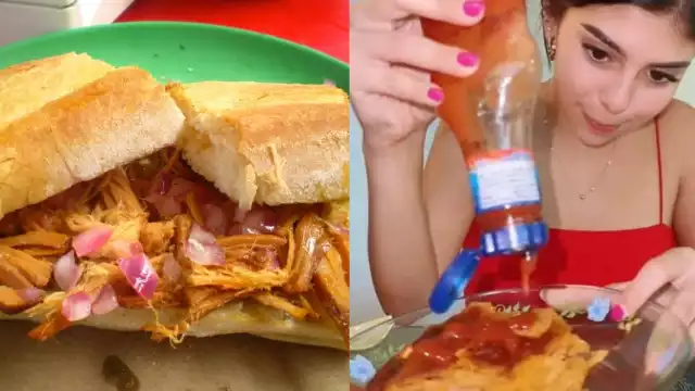 La torta de cochinita con mayonesa y el pib con catsup y limón son los inventos más virales en Yucatán