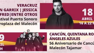 Circuito de Festivales por la Paz llega a Cancún con Los Ángeles Azules como gran atractivo